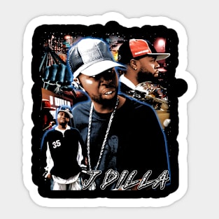 J Dilla Vintage Sticker